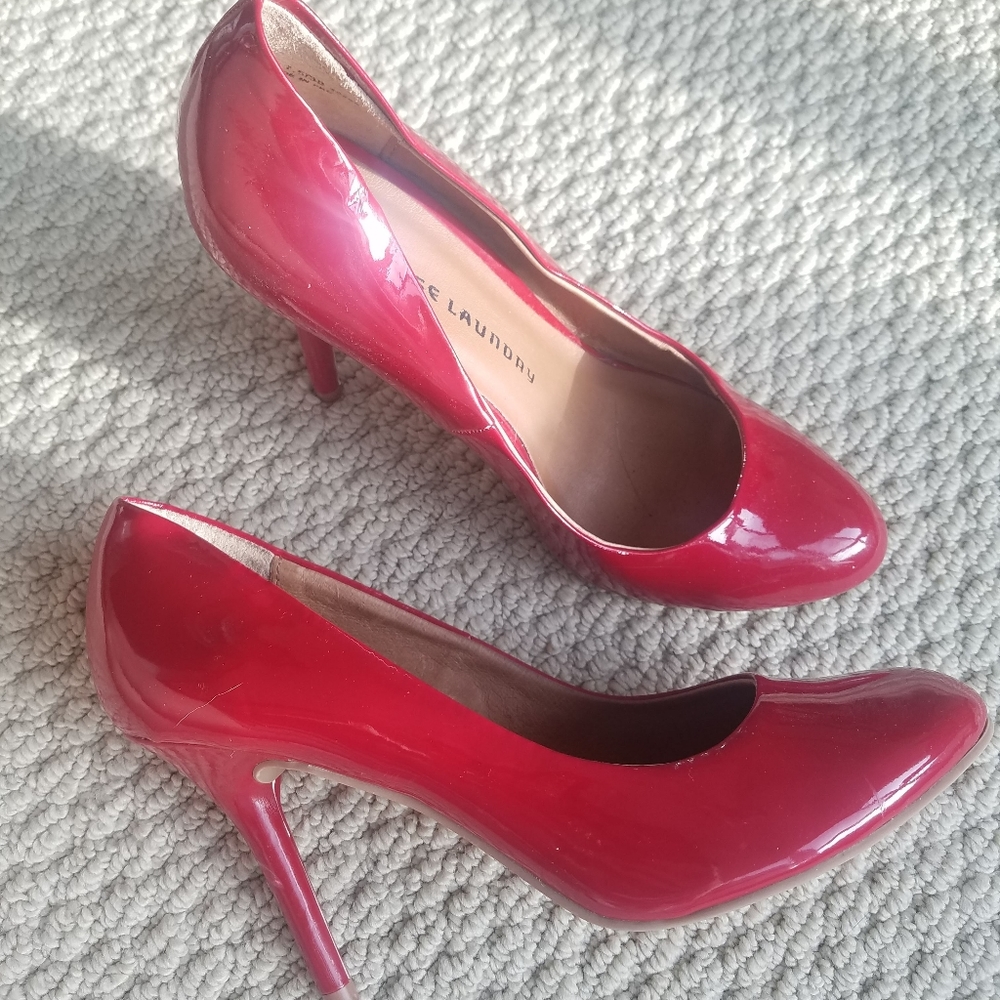 Red Patent Leather Heels